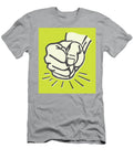 Fist Smashing Down on Surface Csa Images T-Shirt