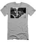 Five Old Tractors in Perspective Agricultural Vehicle Rural Life Davide Guidolin T-Shirt