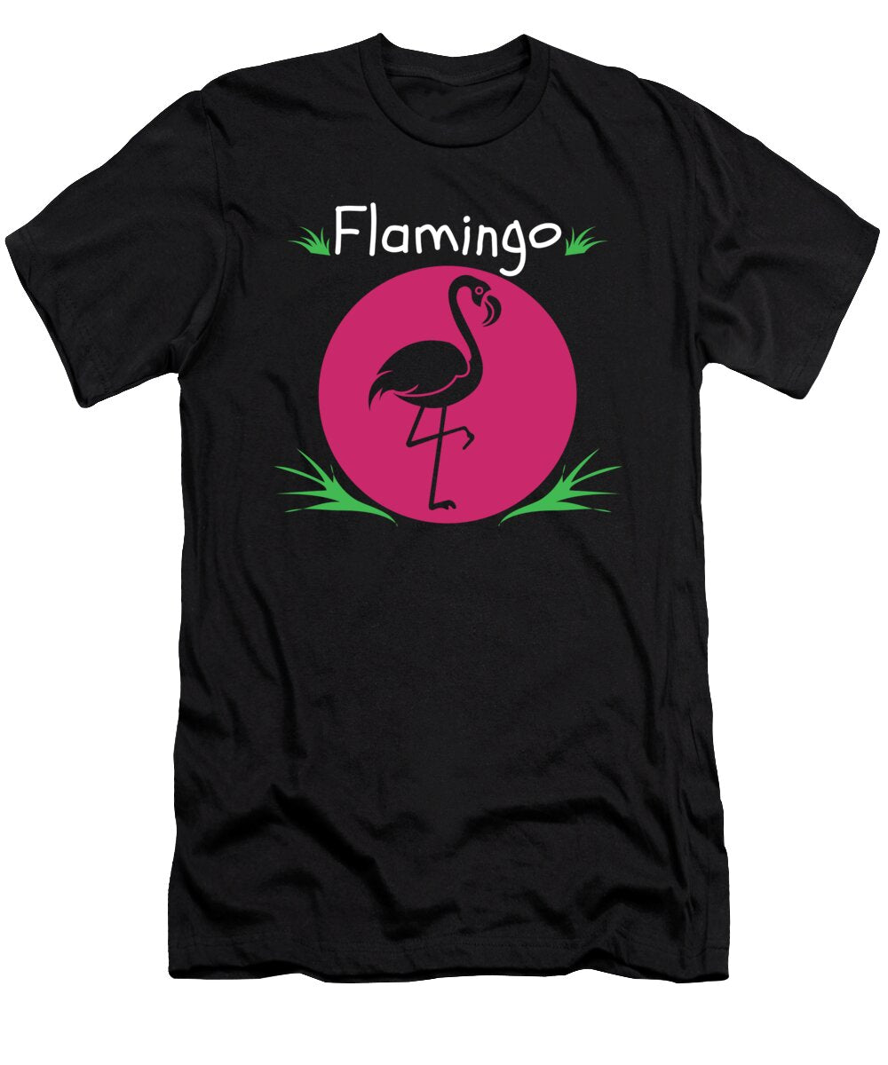 Flamingo Flamingo Water Bird Pink Gift Haselshirt T-Shirt