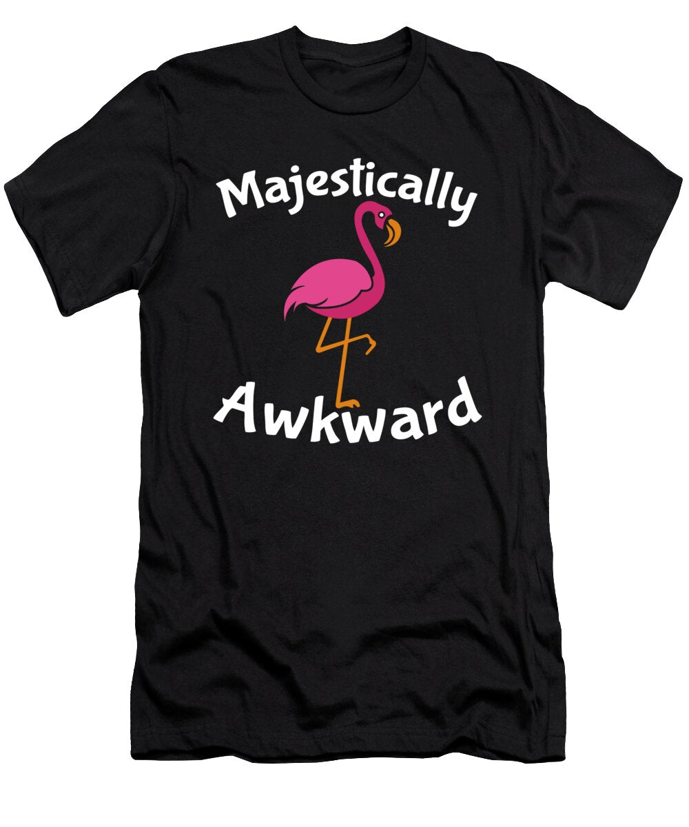 Flamingo Majestically Awkward Funny Gift Haselshirt T-Shirt