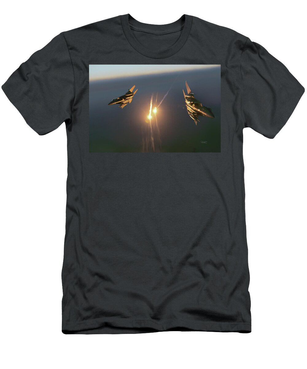 Flares Out David Luebbert T-Shirt