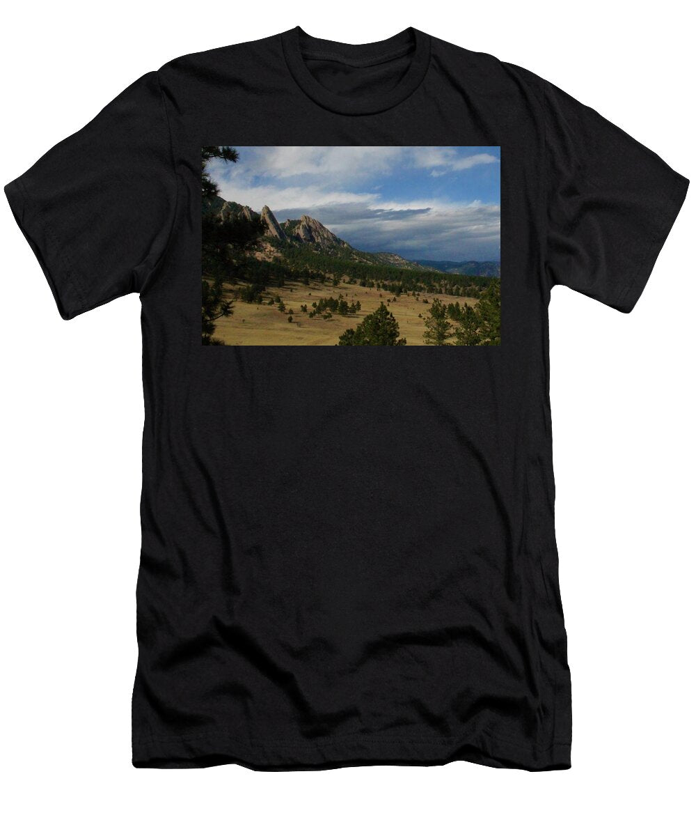 Flatirons Boulder Colorado Christopher Kirby T-Shirt