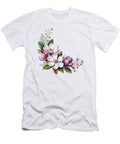 Floral Bouquet on Black Background Joanna Redesiuk T-Shirt