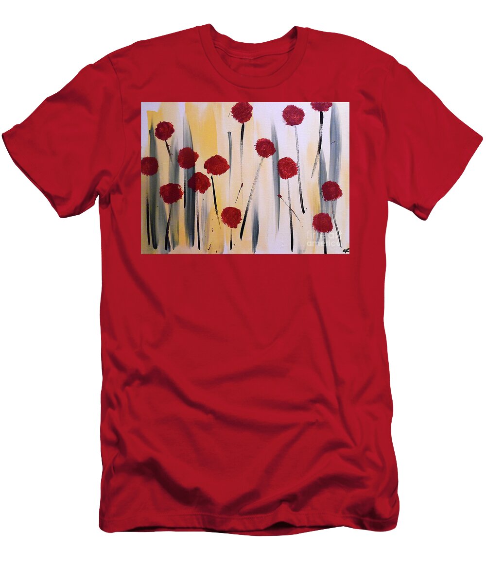 Floral Fireworks Jilian Cramb Amothersfineart T-Shirt