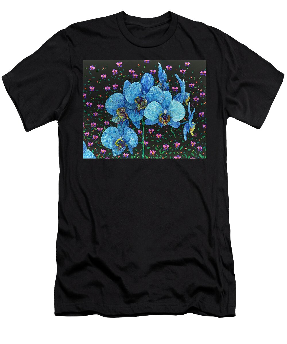 Floral Interpretation Orchid James W Johnson T-Shirt