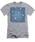 Floral Pattern on Denim Julien T-Shirt