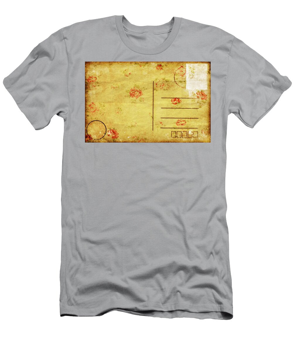 Floral Pattern on Old Postcard Seisiri Silapasuwanchai T-Shirt