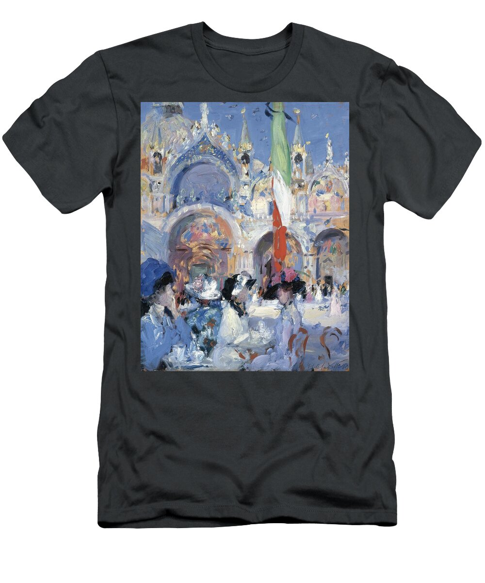 Florians Cafe Venice Art Francis Campbell Boileau Cadell Scottish T-Shirt