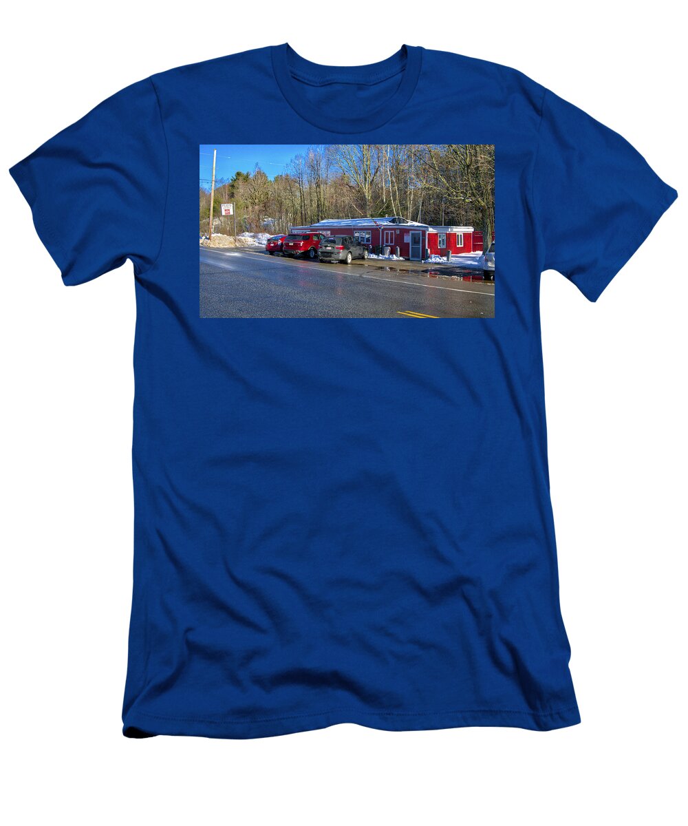 Flos Steamed Hot Dogs Cape Neddick Maine Steven Ralser T-Shirt