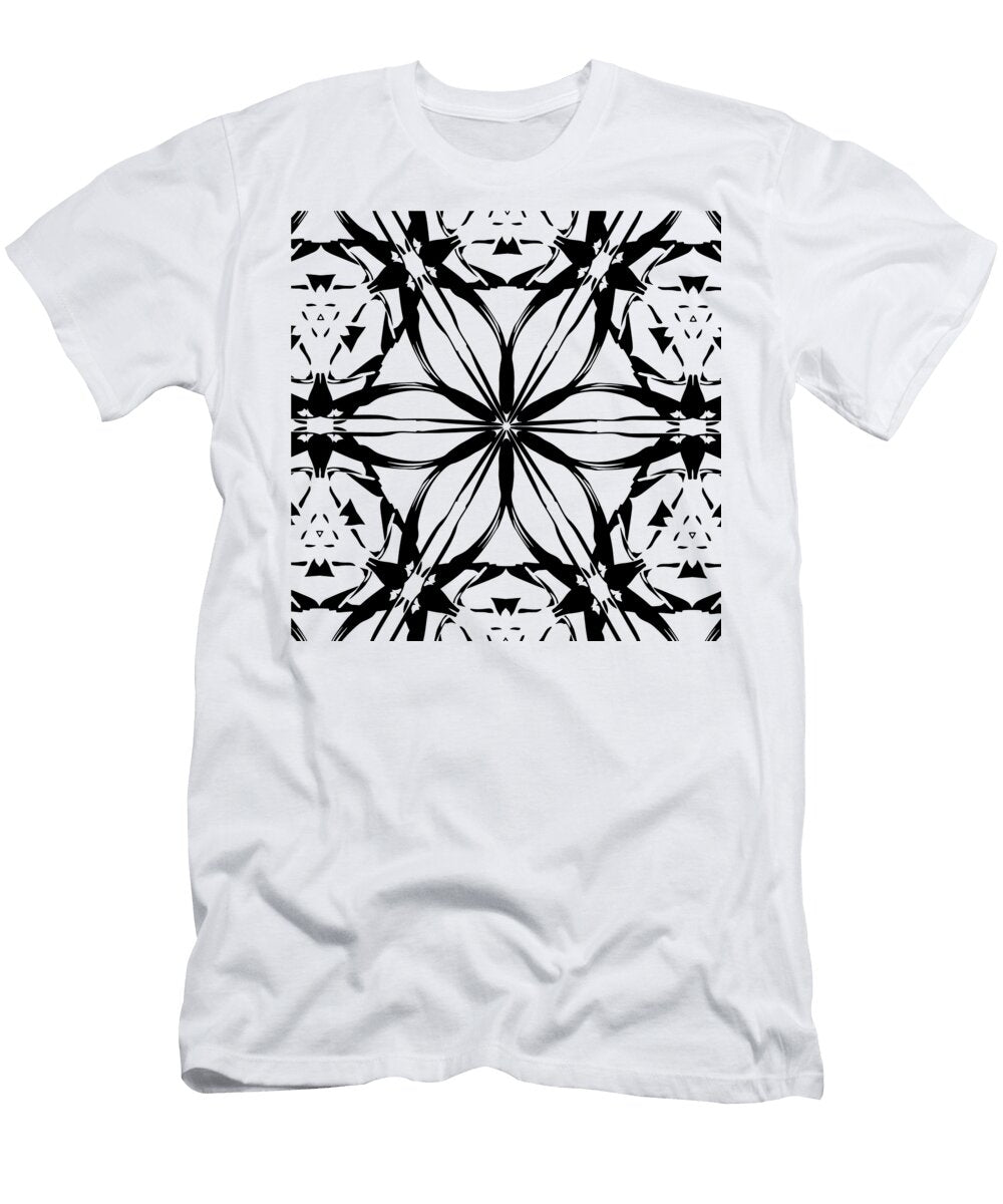 Flower Black Ink Ariel Guevara T-Shirt
