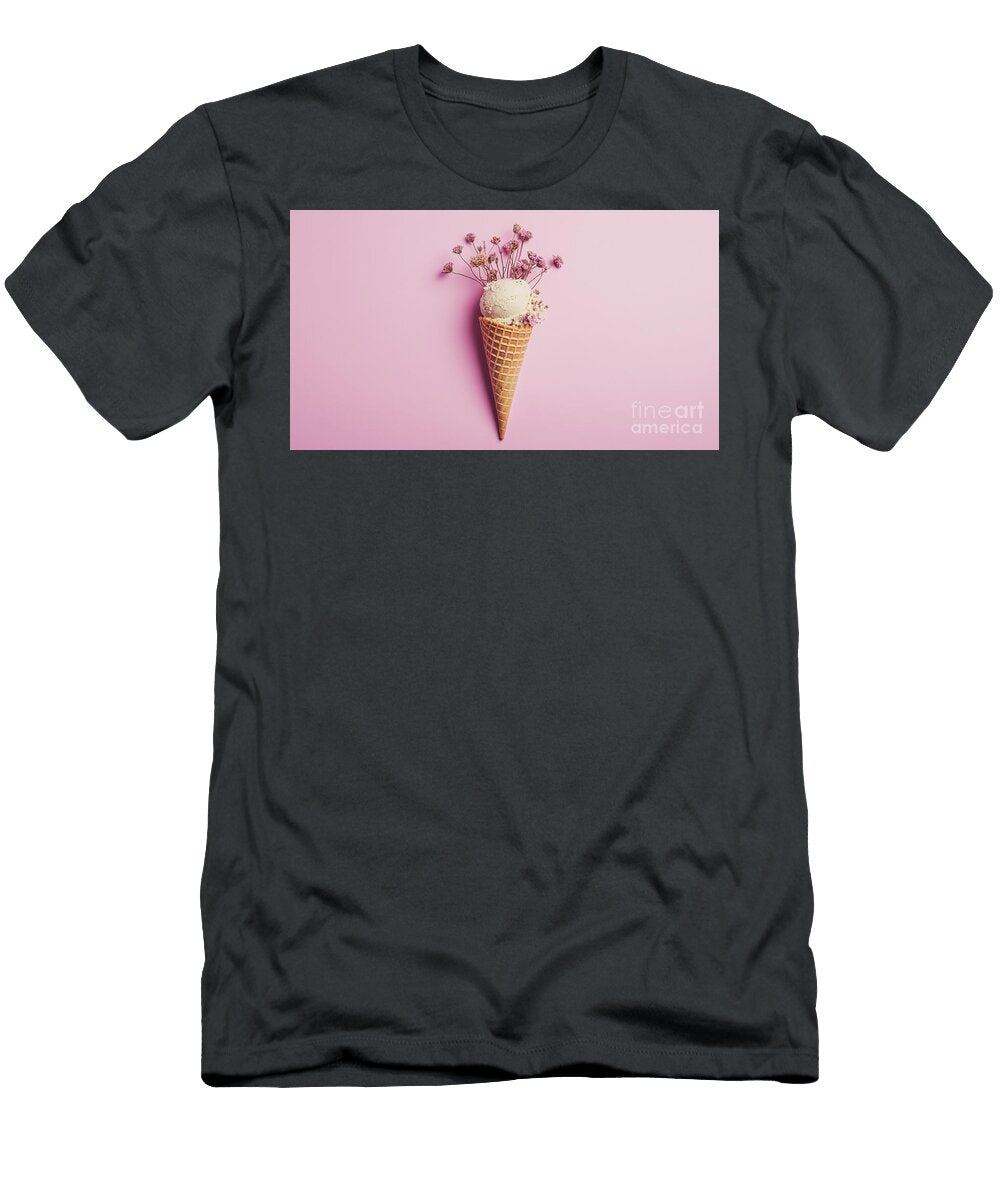 Flower Ice Cream Cone Beautiful Things T-Shirt
