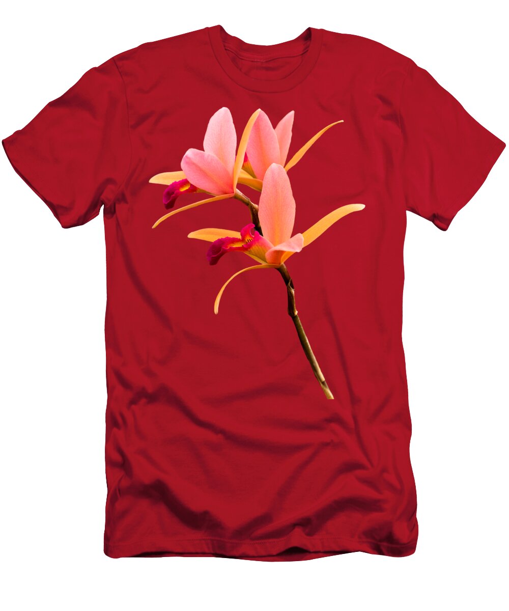 Flower Orchid the Exquisite Beauty of Laelia Orchids Mike Savad T-Shirt