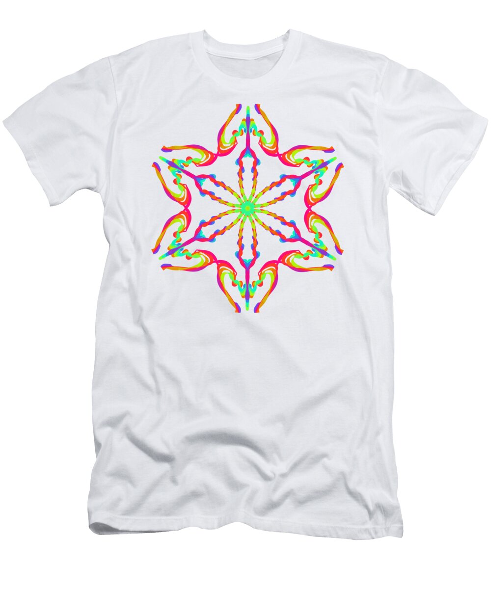 Flower Petal Abstract Star Ariel Guevara T-Shirt