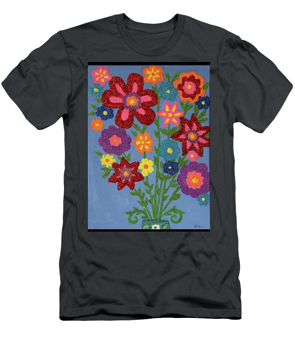 Flowers Kristi Argyle T-Shirt