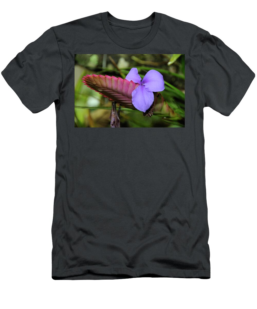 Flowers Near Pailon Del Diablo Christian Heeb T-Shirt