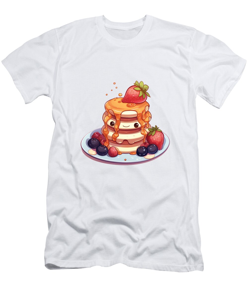 Fluffy Pancakes Art Galaxy T-Shirt