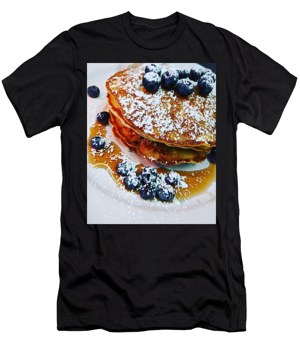 Fluffy Pancakes with Blueberries Danielle Hertzog T-Shirt
