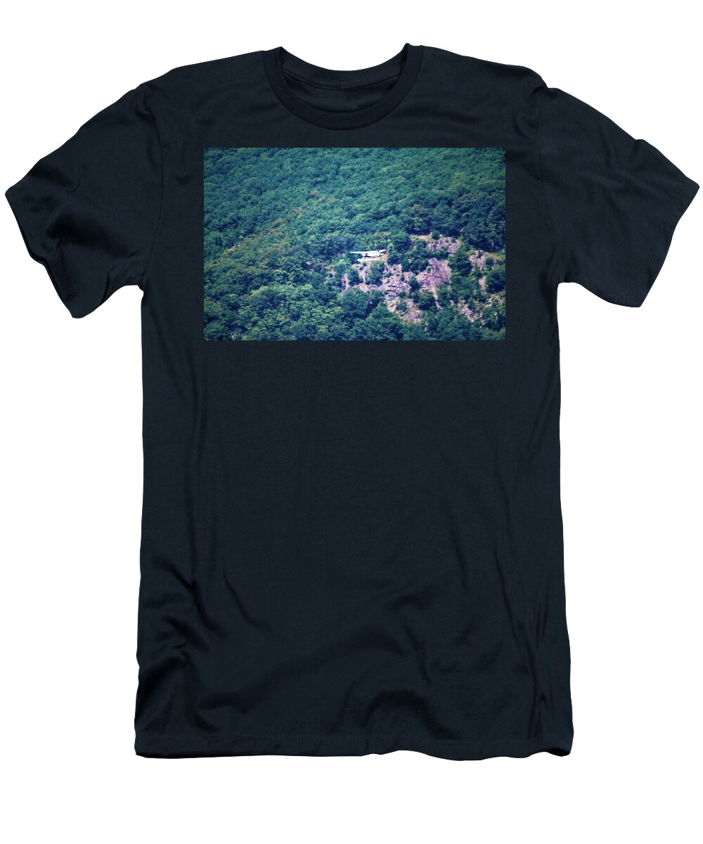 Flying At 500 Feet Along the Hudson River William Rogers T-Shirt