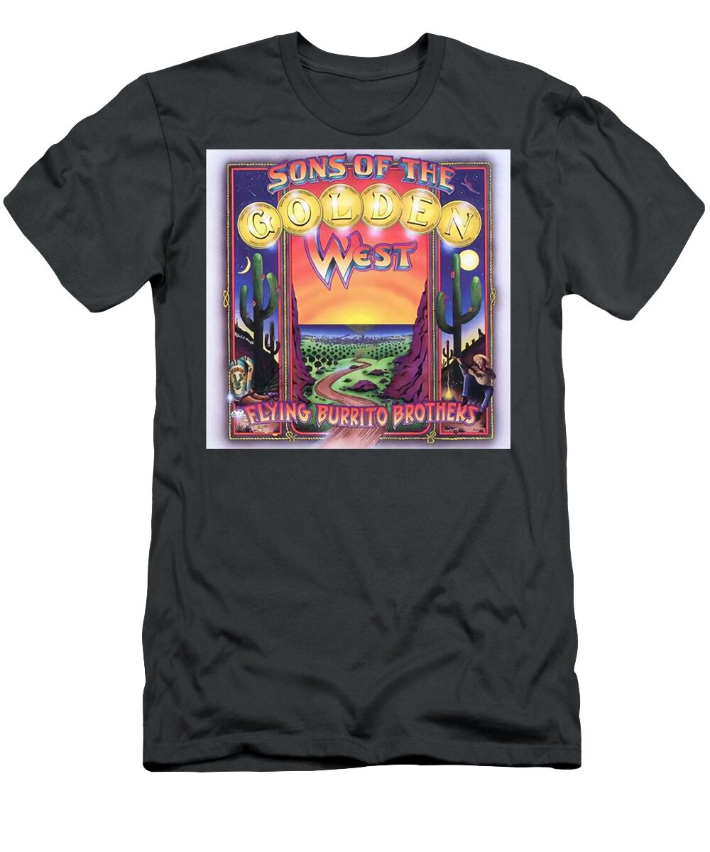 Flying Burrito Brothers Sons of the Golden West Album Cover 1999 Robert Banach T-Shirt