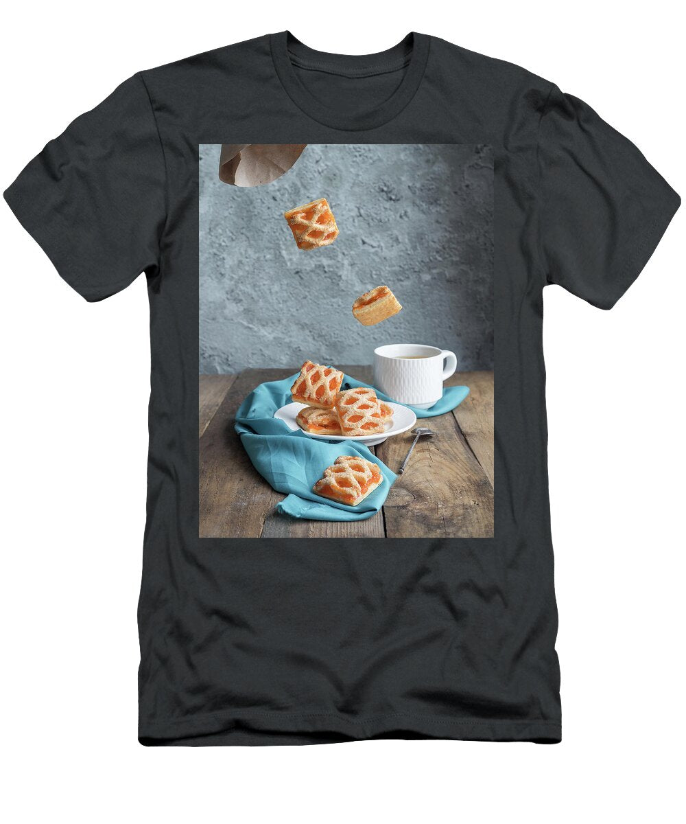 Flying Cookies and a Cup Evdokia Spure T-Shirt