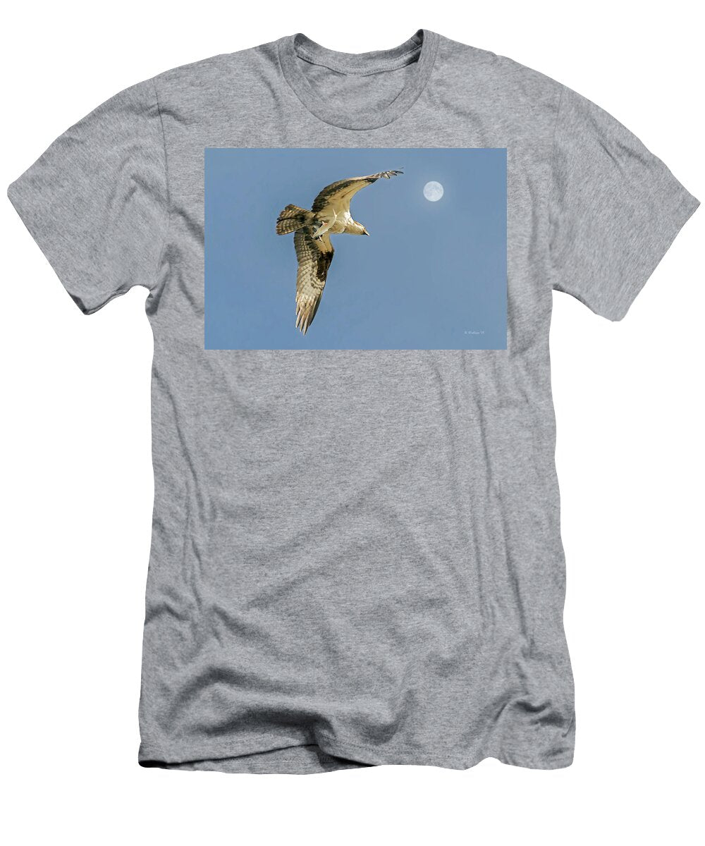 Flying Osprey with Fish Brian Wallace T-Shirt