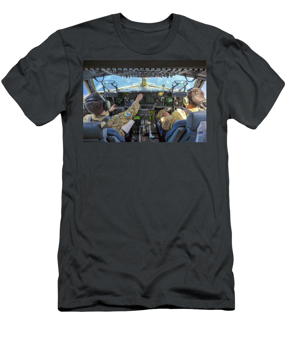 Flying the Globemaster David Luebbert T-Shirt