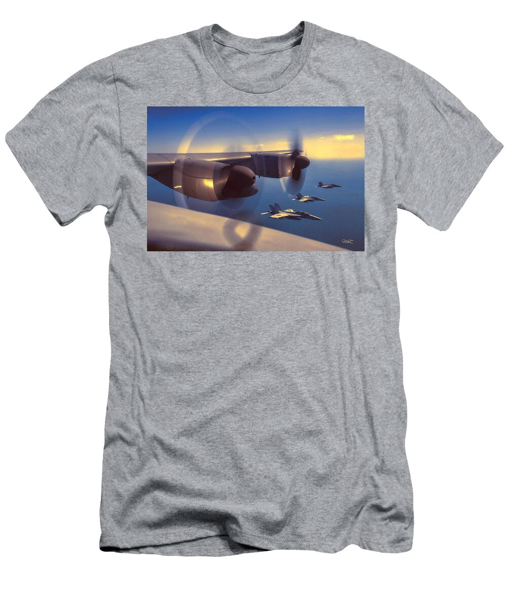 Flying with the Navy David Luebbert T-Shirt