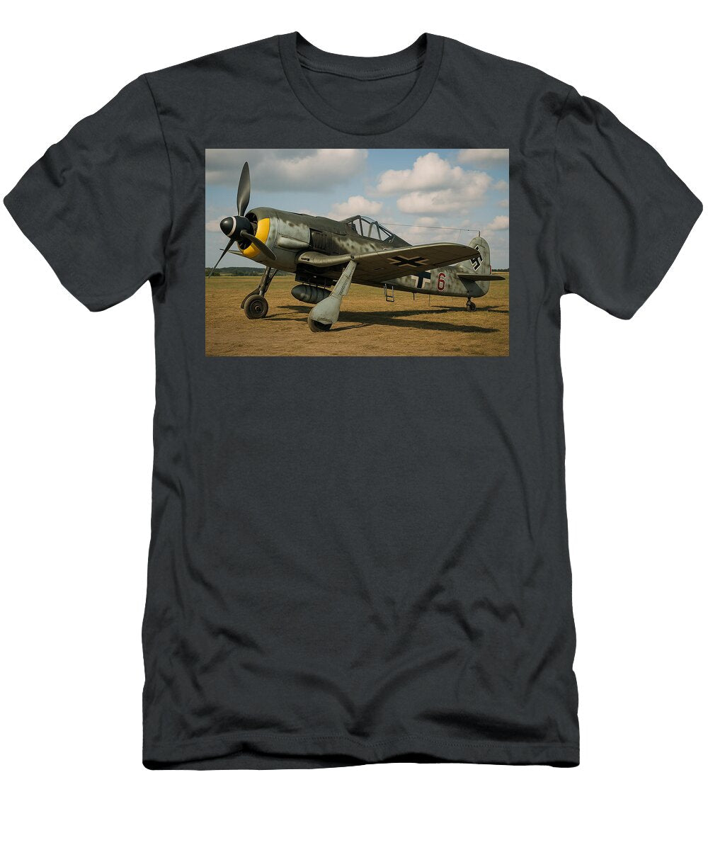 Focke Wulf Fw 190 Butcher Bird Start Aviation T-Shirt
