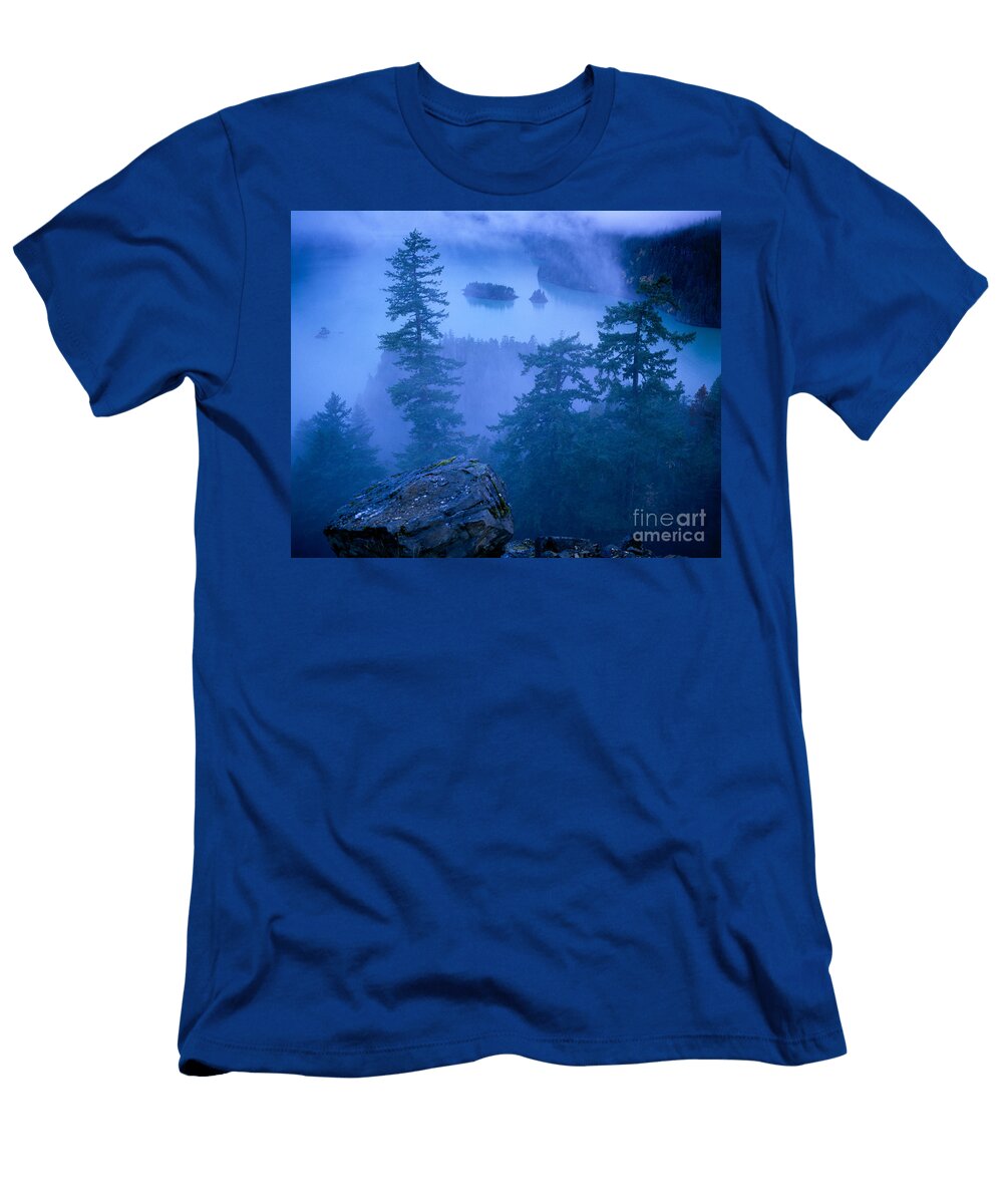 Fog Over Diablo Lake Tracy Knauer T-Shirt