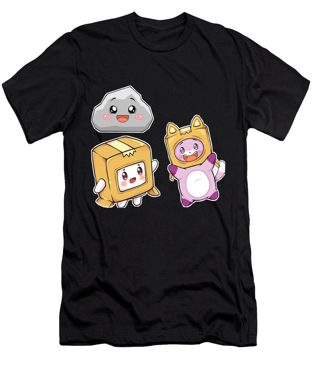 For Men Women Cartoon Lankybox Toys Awesome for Music Fan My Dress Up Darling Shop T-Shirt