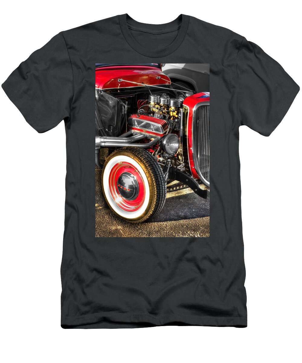 Ford Coupe Hot Rod V3 John Straton T-Shirt