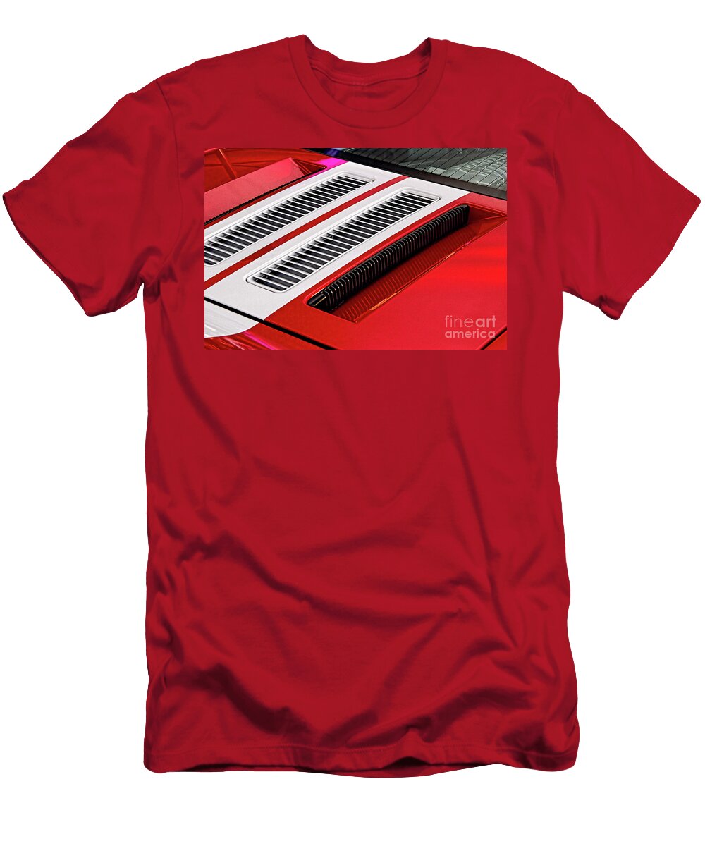 Ford Gt Hood Louvers Nick Gray T-Shirt