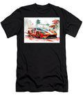 Ford Gt Supercar in a Japanese Chinese Setting Digital Art Kari Goldfalse T-Shirt