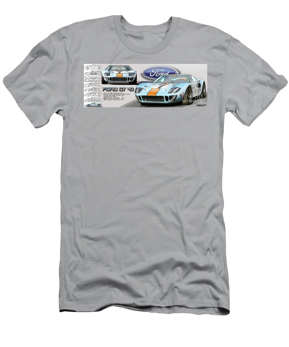Ford Gt40 1969 1076 Georg Simonis T-Shirt