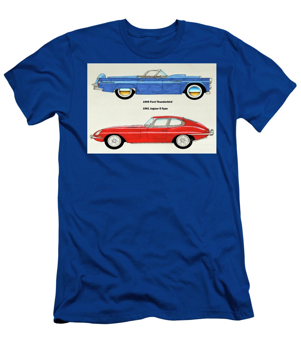 Ford Jaguar Colour Stephen Brooks T-Shirt