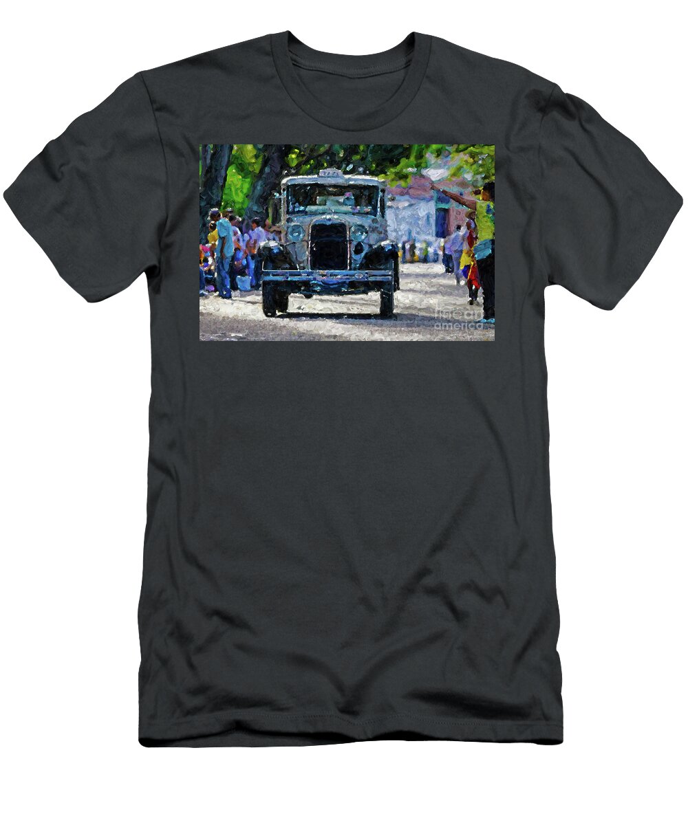 Ford Model a 1930 Taxi Gabriel Cusmir T-Shirt