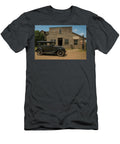 Ford Model a Fordor Sedan At a Prairie Filling Station Polarine Sign Cathy Anderson T-Shirt
