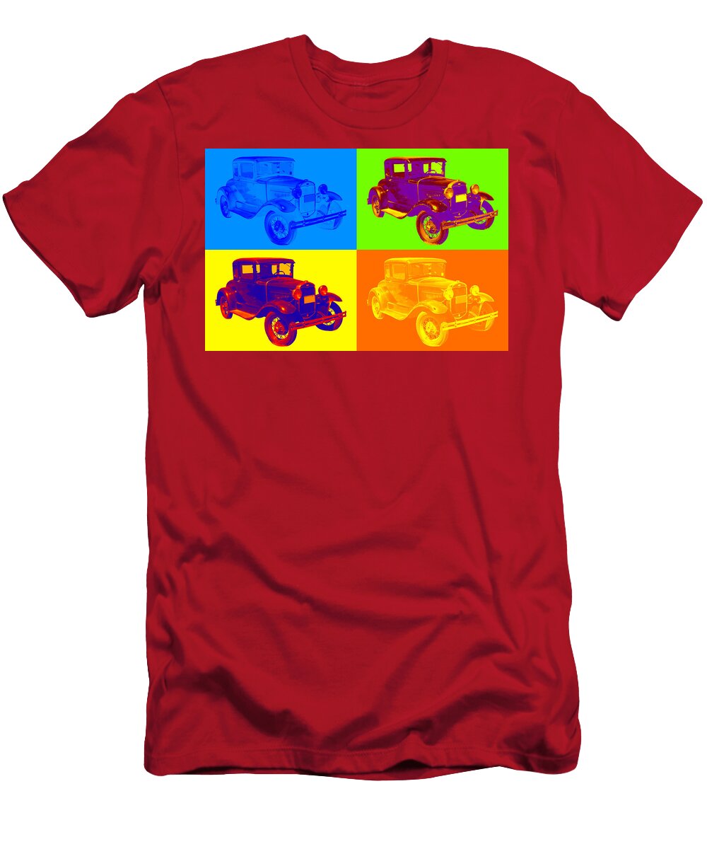 Ford Molel a Roadster Pop Art Keith Webber Jr T-Shirt