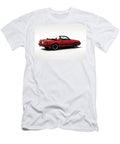 Ford Mustang Lx 5 Convertible Fox Body Red Rear Three Quarter Studio Portrait Cathy Anderson T-Shirt
