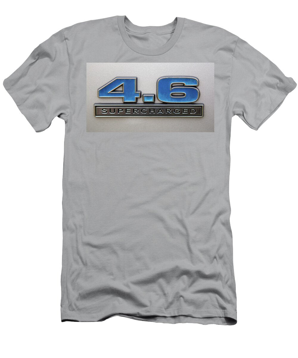 Ford Mustang Svt Cobra 46l Supercharged Emblem Dale Kincaid T-Shirt