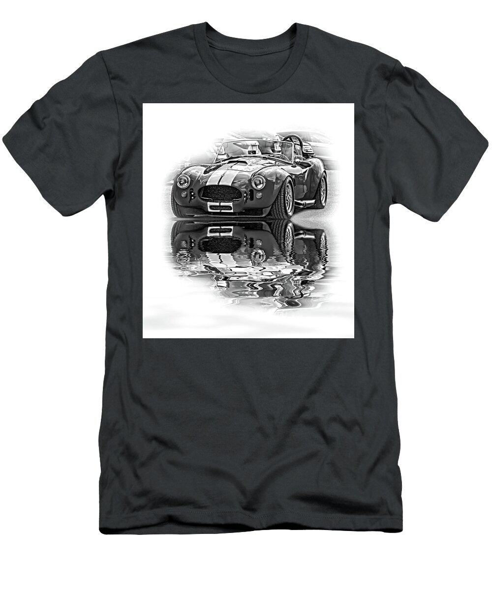 Ford Shelby Ac Cobra Reflection Bw Steve Harrington T-Shirt