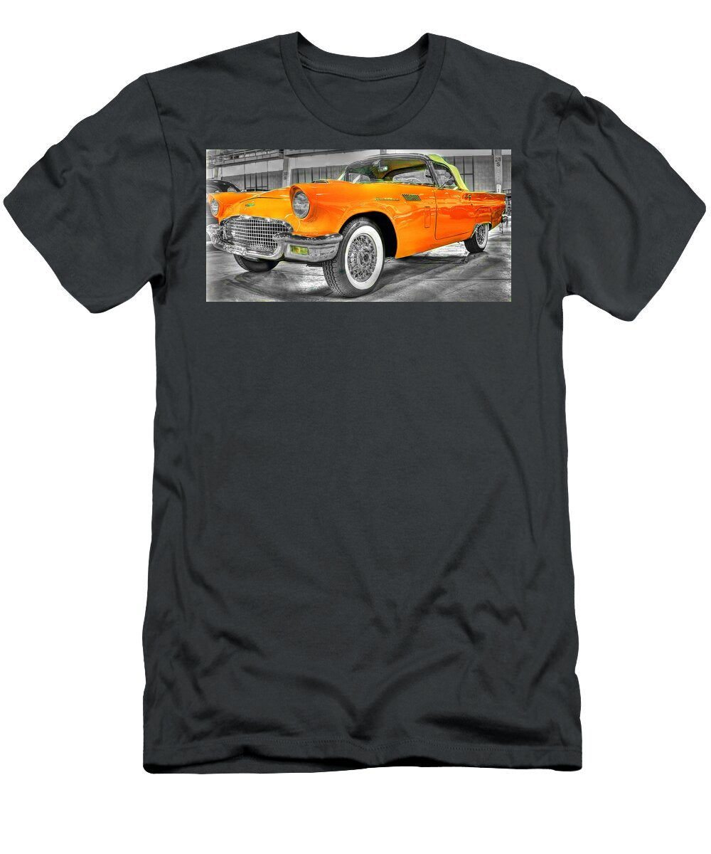 Ford Thunderbird Convertable Orange John Straton T-Shirt