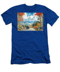 Ford Transit Chassis Cab Scenic Mountain Road with Van in Autumn Kyran Estrada T-Shirt