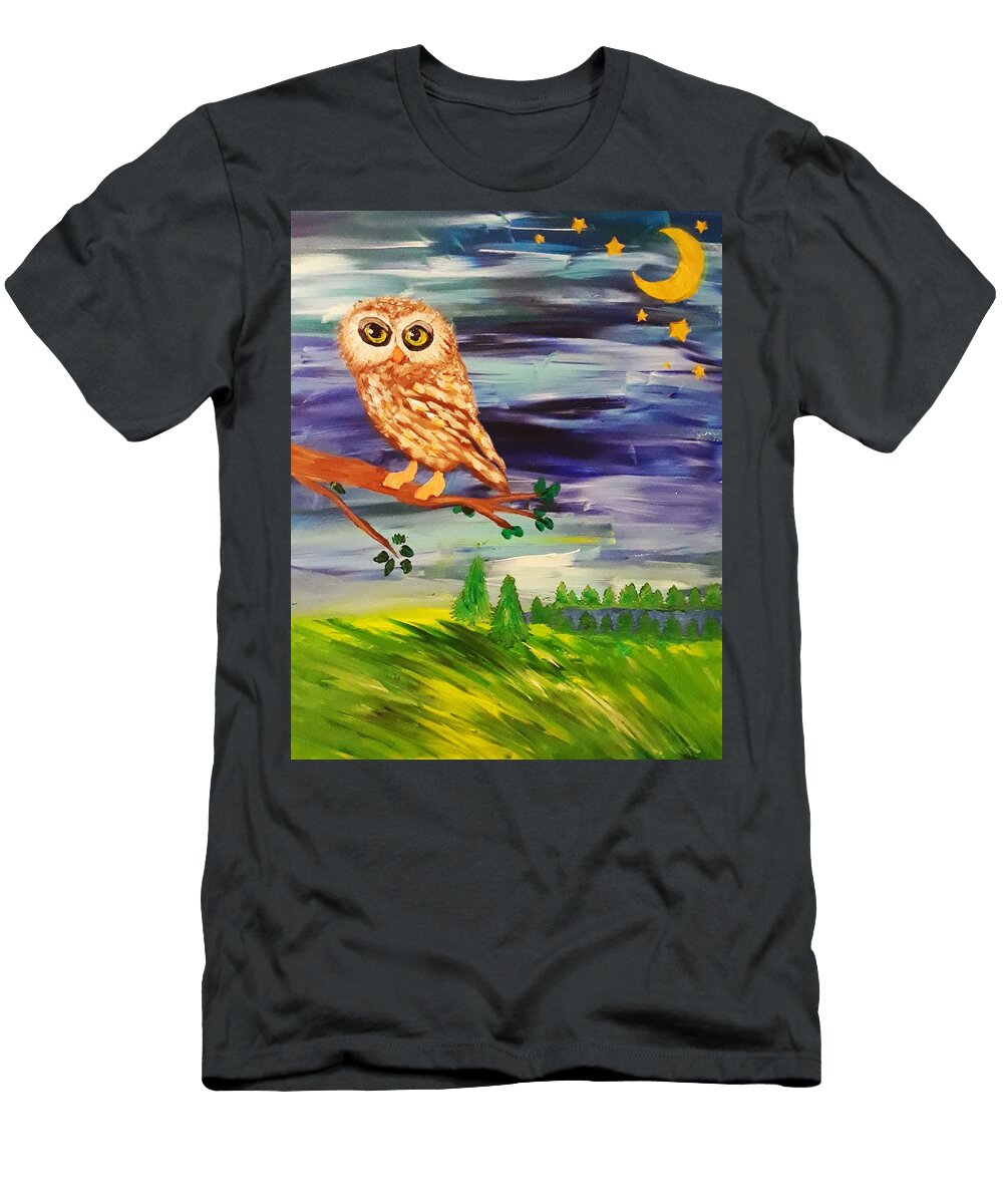 Forest Owl Kristi Argyle T-Shirt