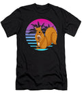 Forest Squirrel Palm Trees Retro 80s Art Animal Vaporwave Dhbubble T-Shirt