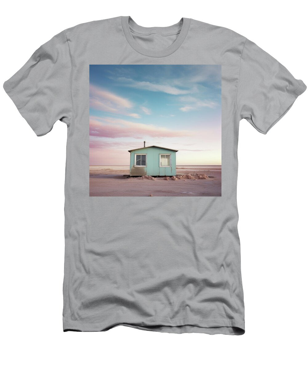 Forgotten Shack on Dry Lakebed Yopedro T-Shirt