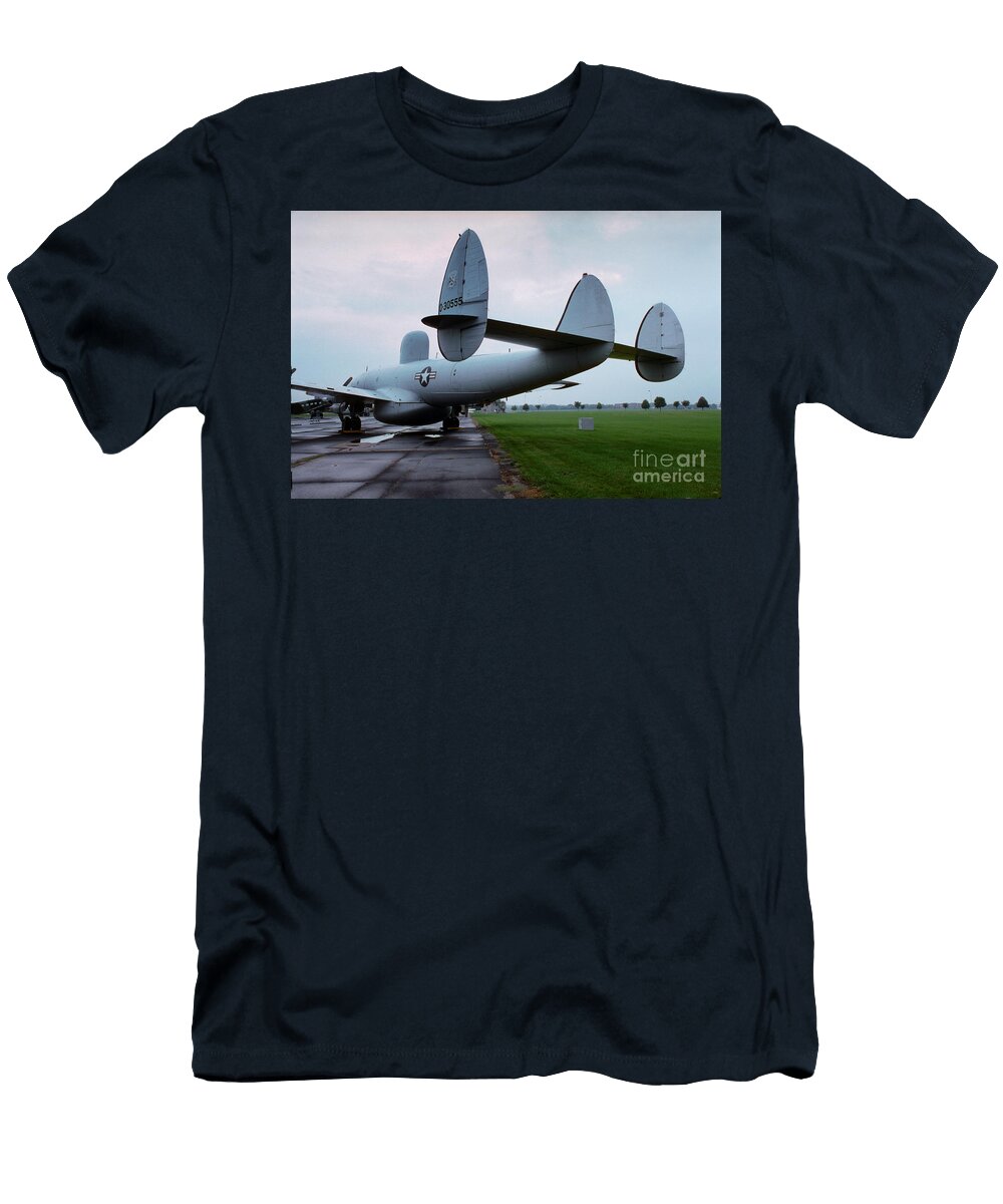 Forked Tail of a Lockheed Ec 121d Warning Star Wernher Krutein T-Shirt