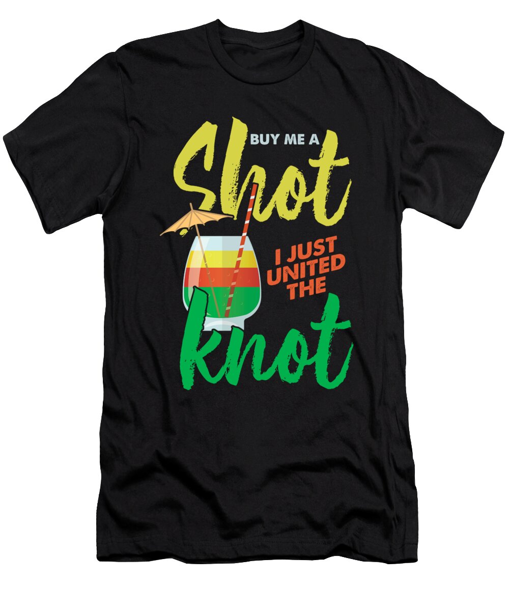 Former Couple Funny Marriage Sarcasm Sarcastic Gift Officially Divorced Buy Me a Shot I Just United the Know Thomas Larch T-Shirt