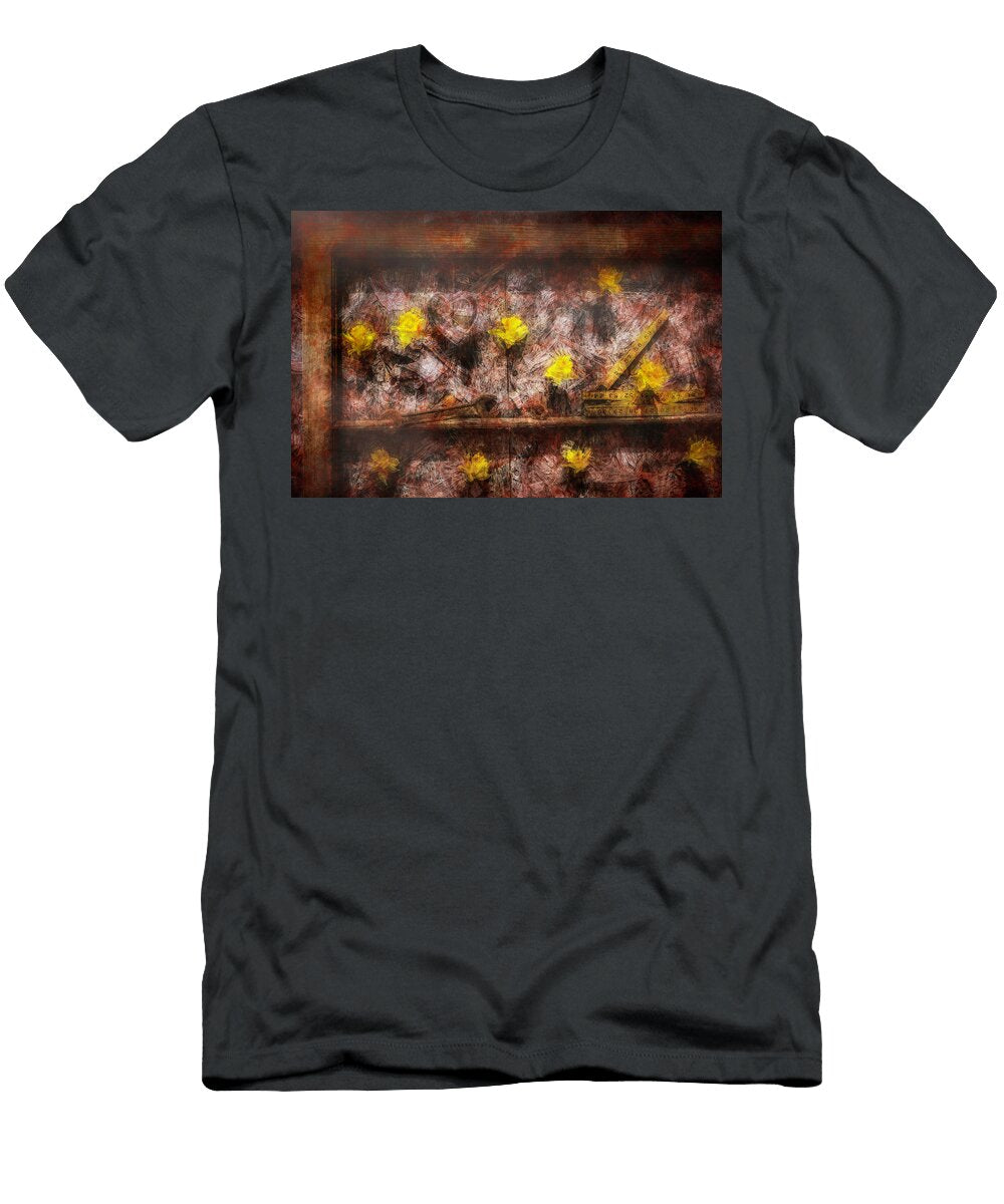 Found Objects Textured Jim Love T-Shirt