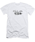 Four Schoolchildren in Classroom Csa Images T-Shirt